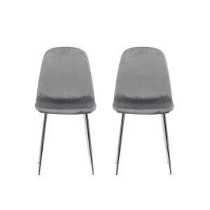 wohnli-moebel-suche-M26072120 Wohnli Möbelsuche - 2er-Set Polsterstühle Eva aus Samt