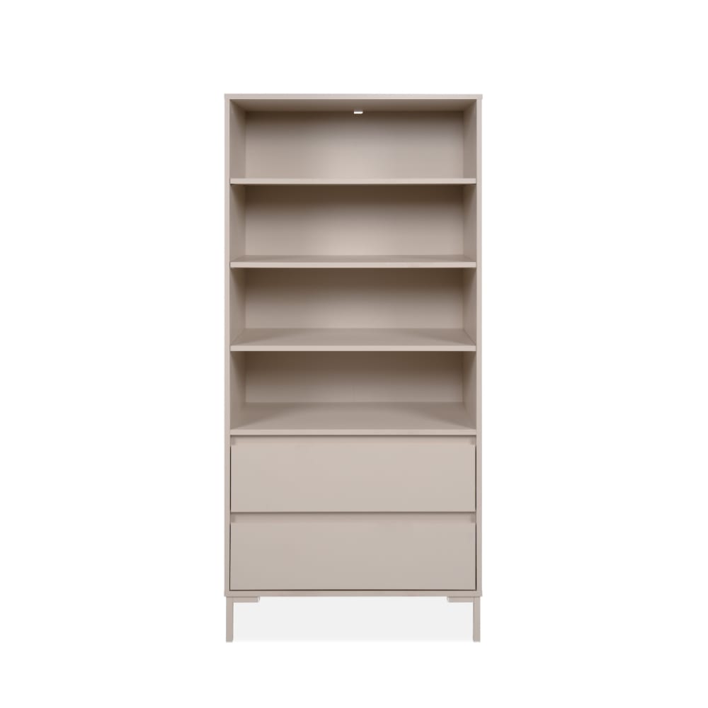 wohnli-moebel-suche-M26072219 Wohnli Möbelsuche - Bücherregal 3 Regalböden und 2 Schubladen