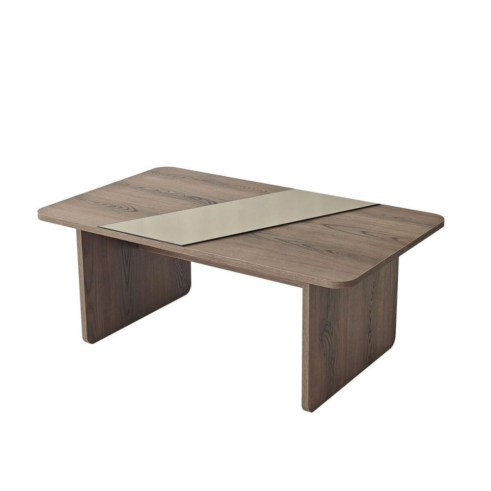 wohnli-moebel-suche-M26072234 Wohnli Möbelsuche - Couchtisch mit Spiegel L100 cm - Nussbaumdekor