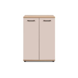 Wohnli Möbelsuche - Sideboard 2 Türen Eicheneffekt und Kaschmir B 60 cm