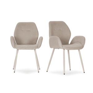 wohnli-moebel-suche-M26072264 Wohnli Möbelsuche - Stoffsessel 2er-Set mit Metallfüßen H86 cm - Beige
