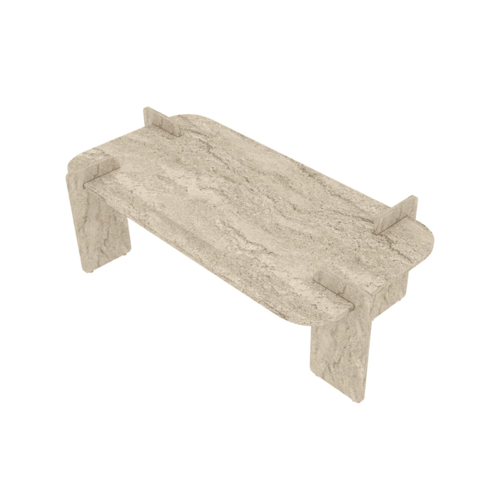 wohnli-moebel-suche-M26072305 Wohnli Möbelsuche - Couchtisch mit abgerundeten Kanten L120 cm - Travertindekor