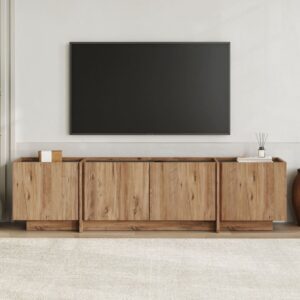 wohnli-moebel-suche-M26072313-1 2 Klappen und 1 Fach L180 cm - Anthrazitgrau / Braun