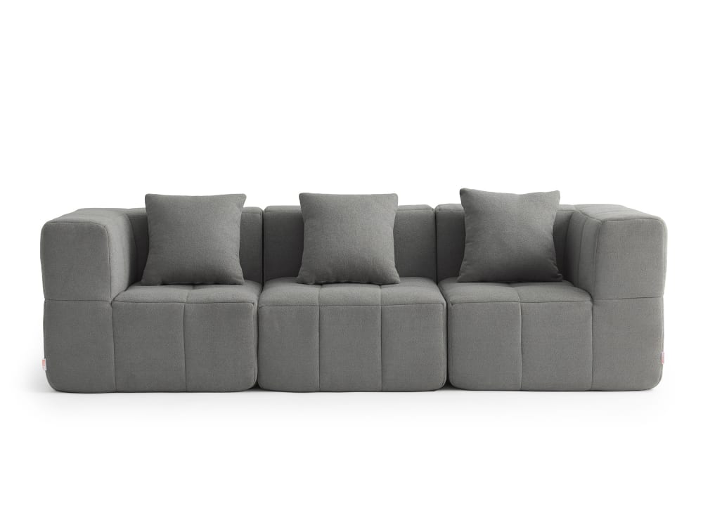 wohnli-moebel-suche-M26073108 Wohnli Möbelsuche - Modulares 3-Sitzer Sofa gerade aus feinem Bouclé-Stoff Wolkengrau