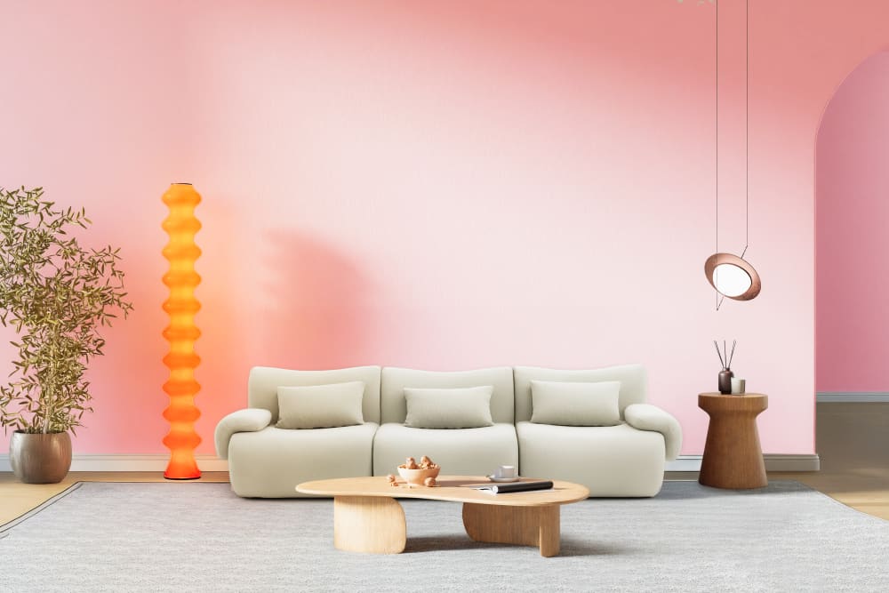 Modulares 3-Sitzer Sofa gerade aus feinem Bouclé-Stoff Cremebeige 281x73x95cm Stoff Beige MILYsofa Sofas und Sessel Sofas 2-Sitzer-Sofas & 3-Sitzer-Sofas