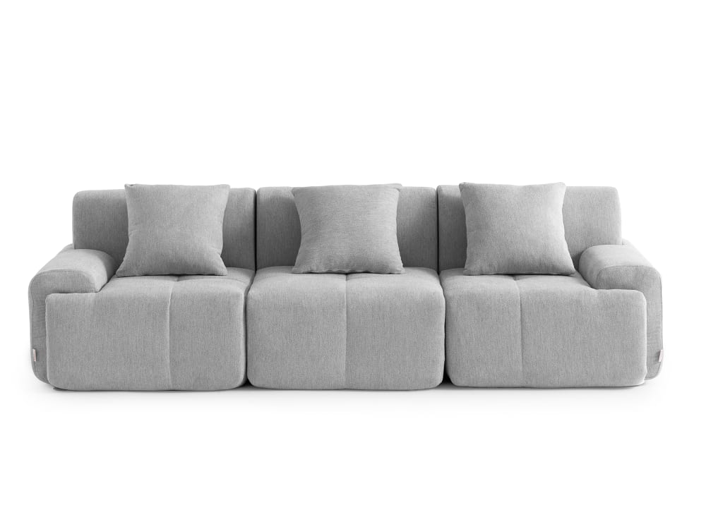 wohnli-moebel-suche-M26073152 Wohnli Möbelsuche - Modulares 3-Sitzer Sofa gerade aus Chenille-Stoff Mineralgrau