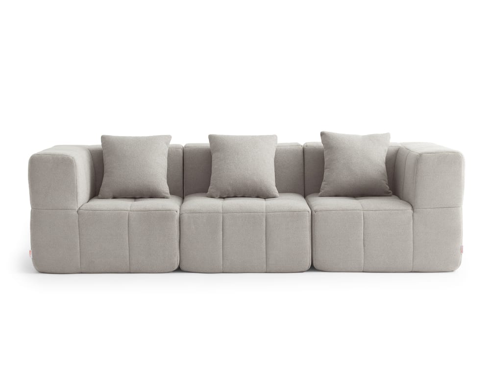 wohnli-moebel-suche-M26073156 Wohnli Möbelsuche - Modulares 3-Sitzer Sofa gerade aus feinem Bouclé-Stoff Steinbeige