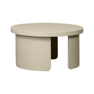 wohnli-moebel-suche-M26073208-1 2er-Set runde Satztische beige 70x38x70cm Spanplatte Beige sweeek Möbel Wohnzimmermöbel Couchtische