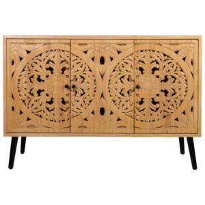 wohnli-moebel-suche-M26073238-1 Sideboard Holz 120x38x80h cm braun 120x80x38cm Holz Braun Wanderlust deco Möbel Esszimmermöbel Sideboards, Highboards & niedrige Anrichten