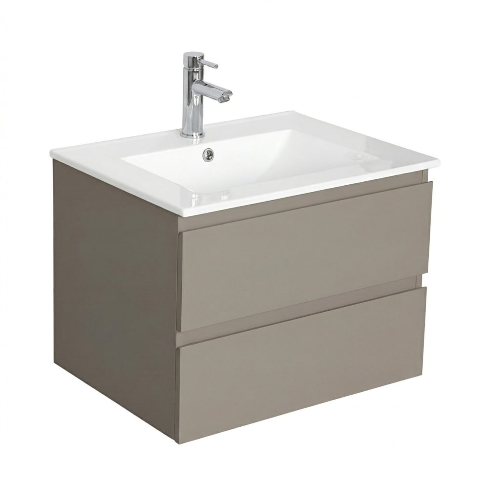 wohnli-moebel-suche-M26074616 Wohnli Möbelsuche - Einzelwaschtisch-Set 60 cm mit Keramikplatte und Chromhahn