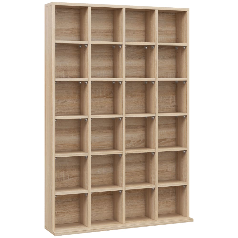 wohnli-moebel-suche-M26074883 Wohnli Möbelsuche - Meuble de rangement multimedia 24 compartiments bois bois naturel