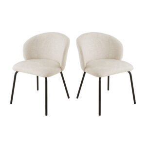 wohnli-moebel-suche-M26075166 Wohnli Möbelsuche - 2er-Set Stühle mit gepolsterter Sitzfläche und Rückenlehne - Beige