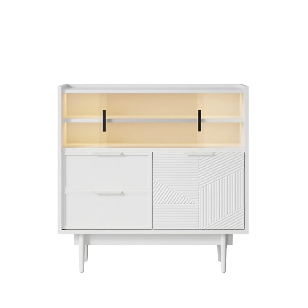 wohnli-moebel-suche-M26075180 Wohnli Möbelsuche - Sideboard mit Glastür und LED-Beleuchtung
