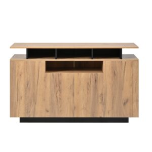 wohnli-moebel-suche-M26075181 Wohnli Möbelsuche - Sideboard in Naturholzoptik mit 4 offenen Nischen und 4 Türen