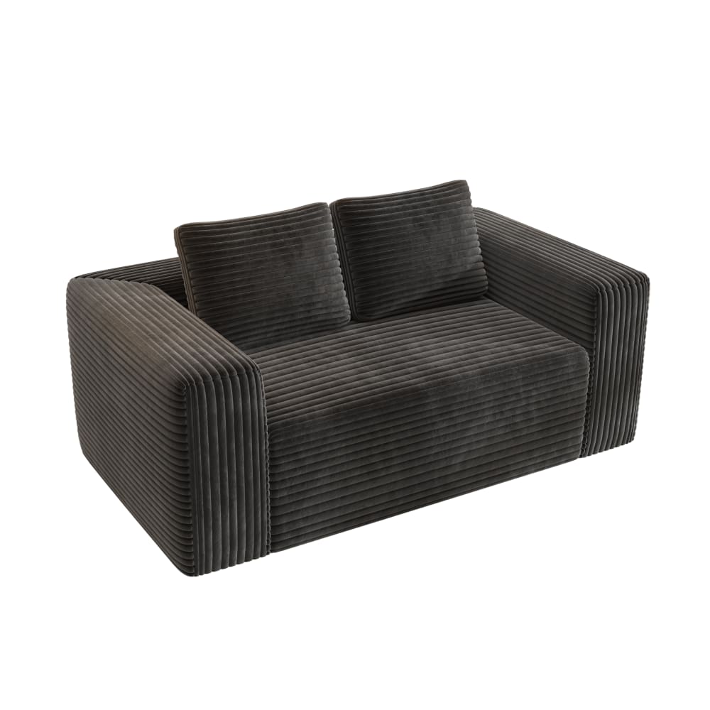 wohnli-moebel-suche-M26075207 Wohnli Möbelsuche - Zweisitzer-Sofa aus Cordstoff mit Kissen