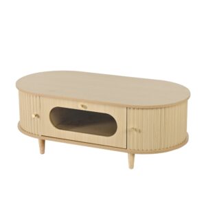wohnli-moebel-suche-M26075229 Wohnli Möbelsuche - Couchtisch in Eichenoptik mit Einer Schublade und Schiebetüren