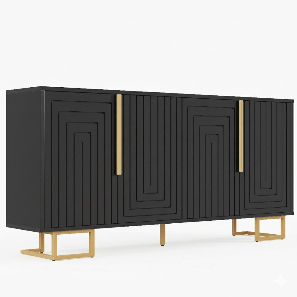wohnli-moebel-suche-M26075242 Wohnli Möbelsuche - Sideboard mit Geometrischem Muster