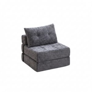 Wohnli Möbelsuche - Klappbarer Chenille-Sessel mit Kissen