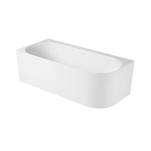 Wohnli Möbelsuche - Weiße halbfreistehende Acrylbadewanne 170 cm - Linke Ecke
