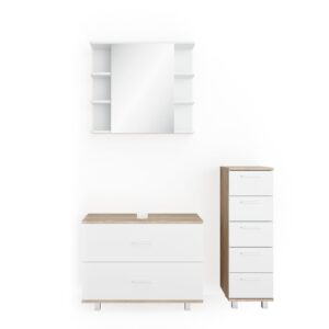 Wohnli Möbelsuche - Badmöbel Set 3 Teile