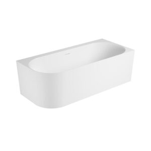Wohnli Möbelsuche - Weiße halbfreistehende Acrylbadewanne 170 cm - rechtwinklig