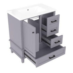 wohnli-moebel-suche-M26075414 Wohnli Möbelsuche - Waschbecken aus Keramik/MDF mit Unterschrank 76x46x83