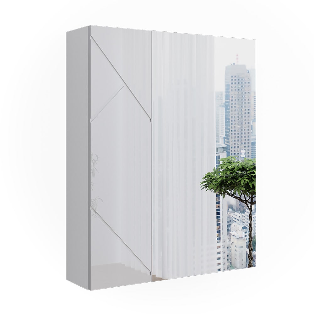 wohnli-moebel-suche-M26075456 Wohnli Möbelsuche - Badspiegelschrank Weiß Hochglanz 60x75cm