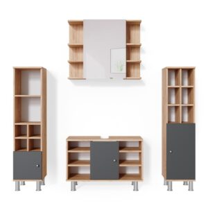 Wohnli Möbelsuche - Badmöbel Set 4 Teile