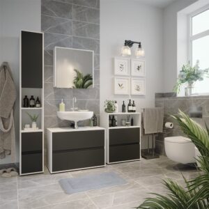 wohnli-moebel-suche-M26075513-1 Weiß/Anthrazit 80 x 58cm