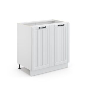 wohnli-moebel-suche-M26075520 Wohnli Möbelsuche - Midischrank mit Regal ohne Arbeitsplatte Weiß Landhaus 80x82cm