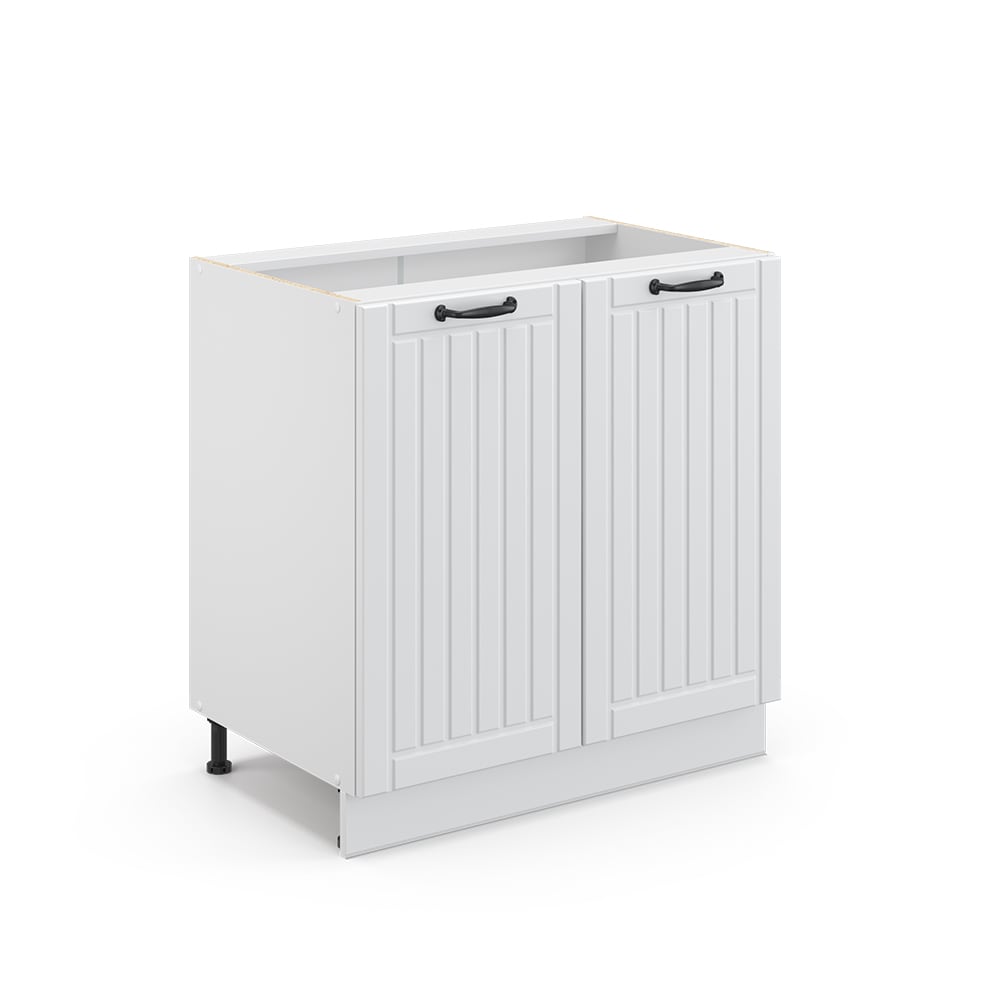 wohnli-moebel-suche-M26075520 Wohnli Möbelsuche - Midischrank mit Regal ohne Arbeitsplatte Weiß Landhaus 80x82cm