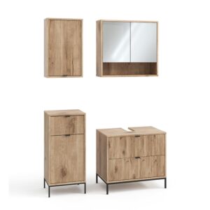 wohnli-moebel-suche-M26075584 Wohnli Möbelsuche - Badmöbel-Set 4 Teile Viking Oak 70x63cm
