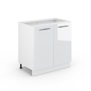 wohnli-moebel-suche-M26075593 Wohnli Möbelsuche - Midischrank mit Regal ohne Arbeitsplatte Weiß Hochglanz 80x82cm