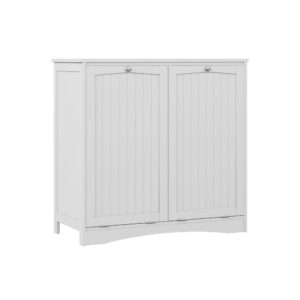 wohnli-moebel-suche-M26075601 Wohnli Möbelsuche - Wäscheschrank mit 2 Wäschekörben Weiß 83x80cm