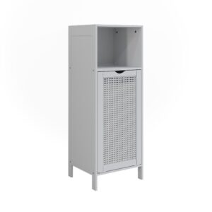 wohnli-moebel-suche-M26075608 Wohnli Möbelsuche - Midischrank mit Wäschekorb Weiß 36x98cm