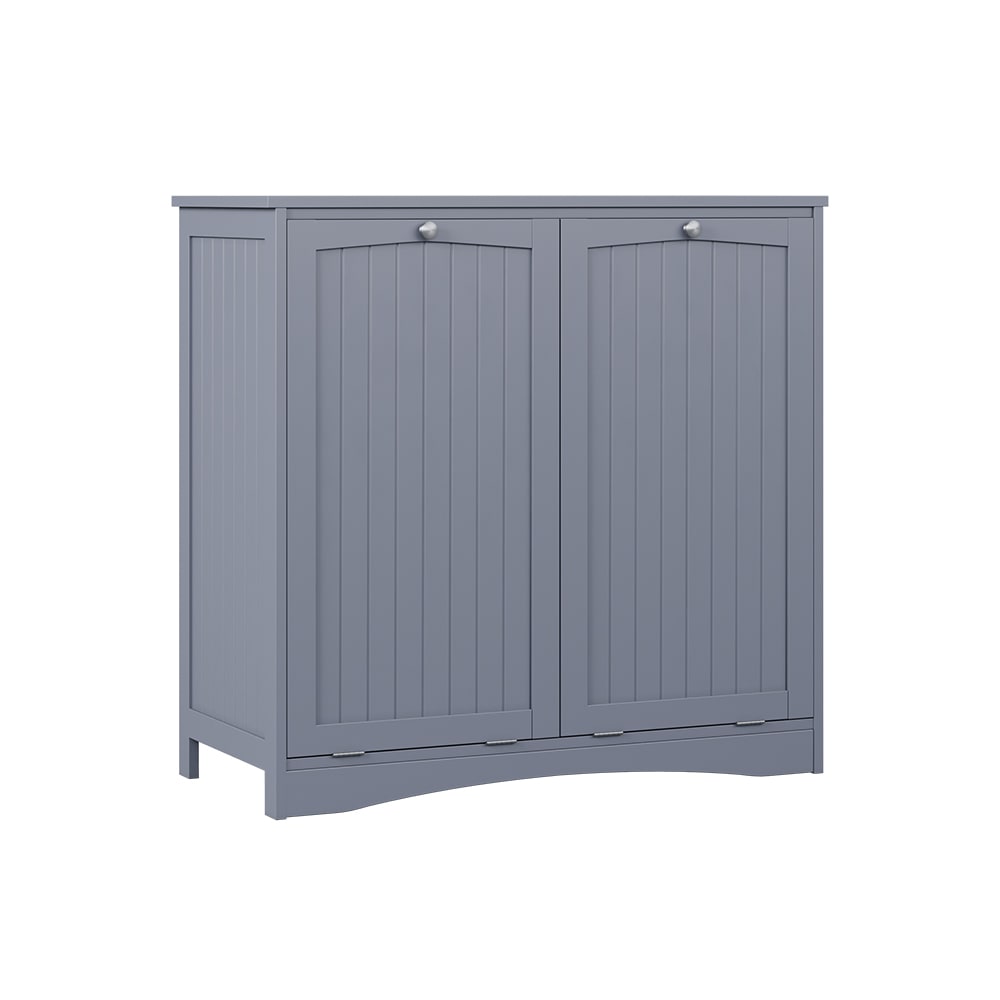 Wohnli Möbelsuche - Wäscheschrank mit 2 Wäschekörben Grau 83x80cm