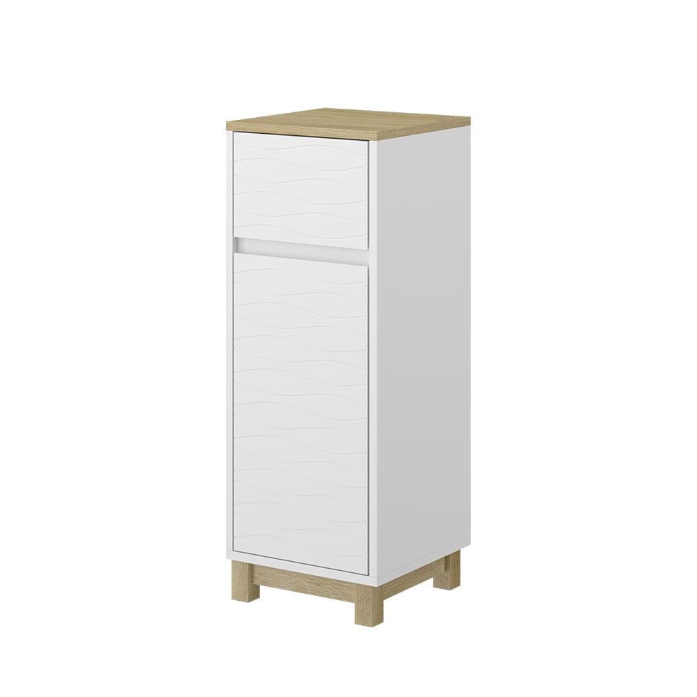 wohnli-moebel-suche-M26075657 Wohnli Möbelsuche - Midischrank mit Schublade Weiß 30x80cm