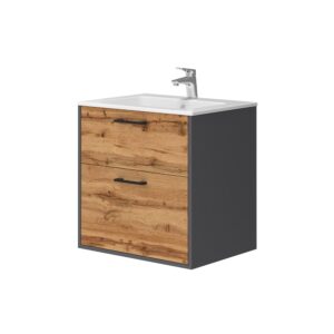 wohnli-moebel-suche-M26075694 Wohnli Möbelsuche - Badmöbel-Set mit Waschbecken Anthrazit 61x61