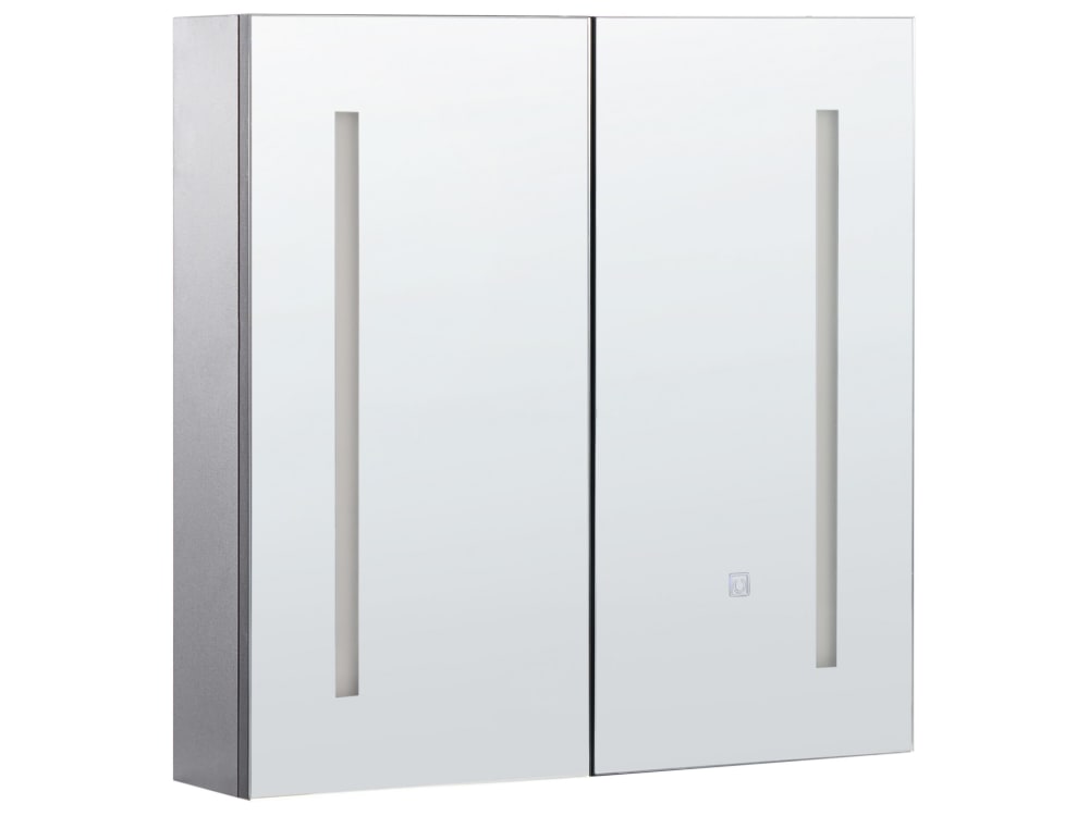 wohnli-moebel-suche-M26075722 Wohnli Möbelsuche - LED Bad-Spiegelschrank aus Holz 60cm