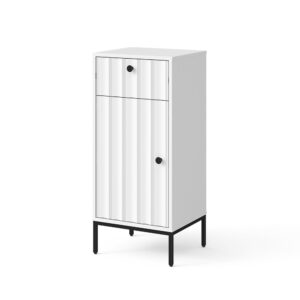 wohnli-moebel-suche-M26075729 Wohnli Möbelsuche - Midischrank Weiß Riffel 40x87cm