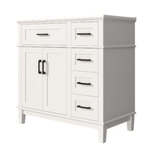 wohnli-moebel-suche-M26075785 Wohnli Möbelsuche - Waschbecken aus Keramik und MDF mit Stauraum 90x46x87 cm