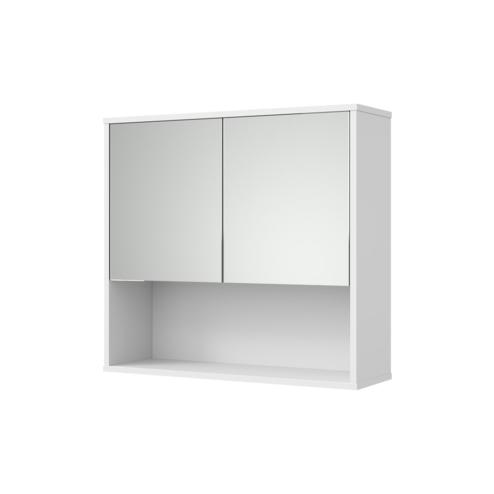 wohnli-moebel-suche-M26075842 Wohnli Möbelsuche - Badspiegelschrank Weiß Riffel 70x65cm