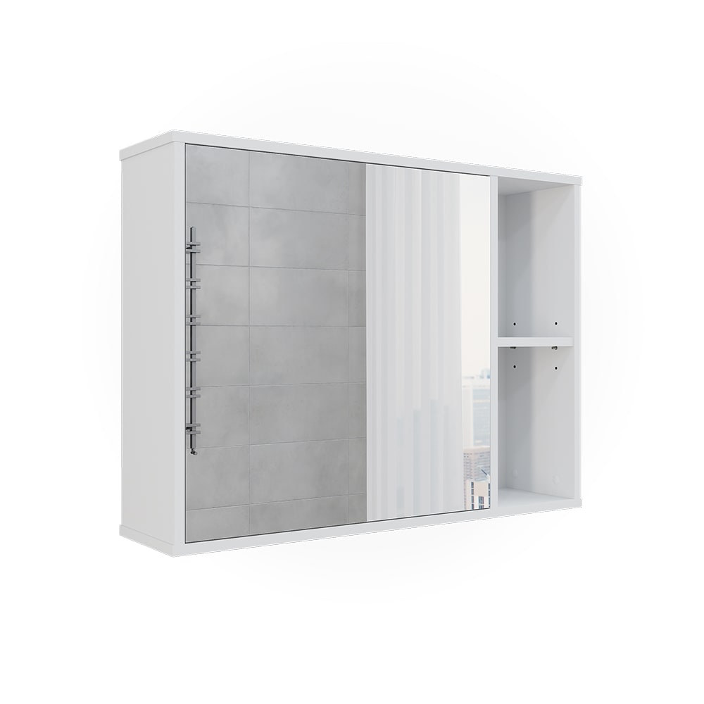 wohnli-moebel-suche-M26075843 Wohnli Möbelsuche - Badspiegelschrank Weiß 80x60cm