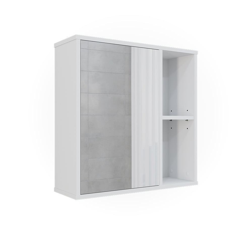 wohnli-moebel-suche-M26075848 Wohnli Möbelsuche - Badspiegelschrank Weiß 60x60cm