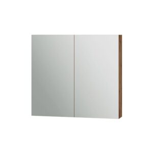 Wohnli Möbelsuche - Badspiegelschrank mit 2 Türen Eiche 79.7x73.2cm