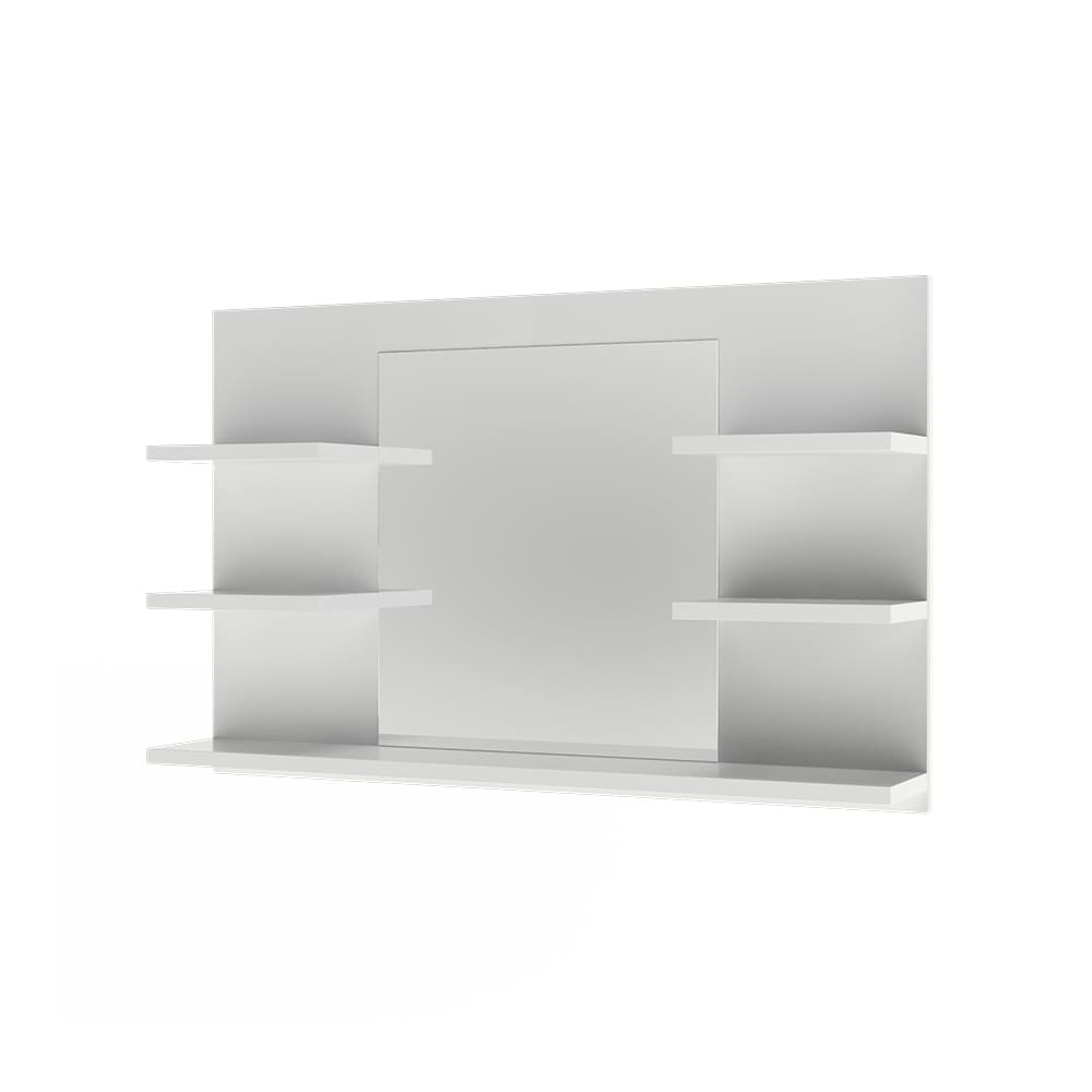 wohnli-moebel-suche-M26075878 Wohnli Möbelsuche - Badspiegelschrank mit Regalen Weiß 78x50cm