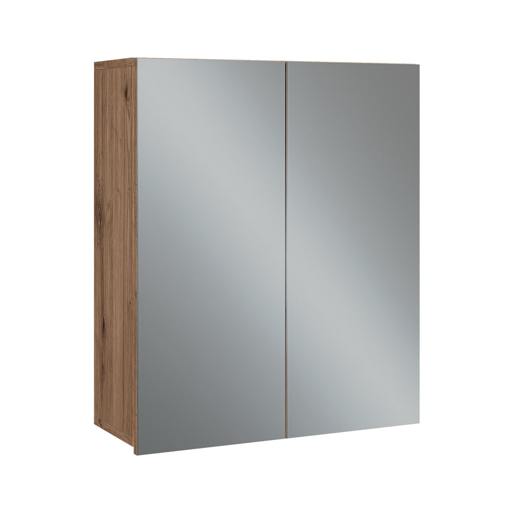 wohnli-moebel-suche-M26075900 Wohnli Möbelsuche - Spiegelschrank mit 3 geschlossenen Ablagefächern Artisan 60x70cm