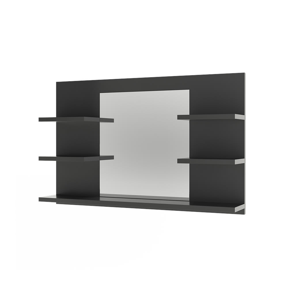 wohnli-moebel-suche-M26075971 Wohnli Möbelsuche - Badspiegelschrank mit Regalen Anthrazit 78x50cm