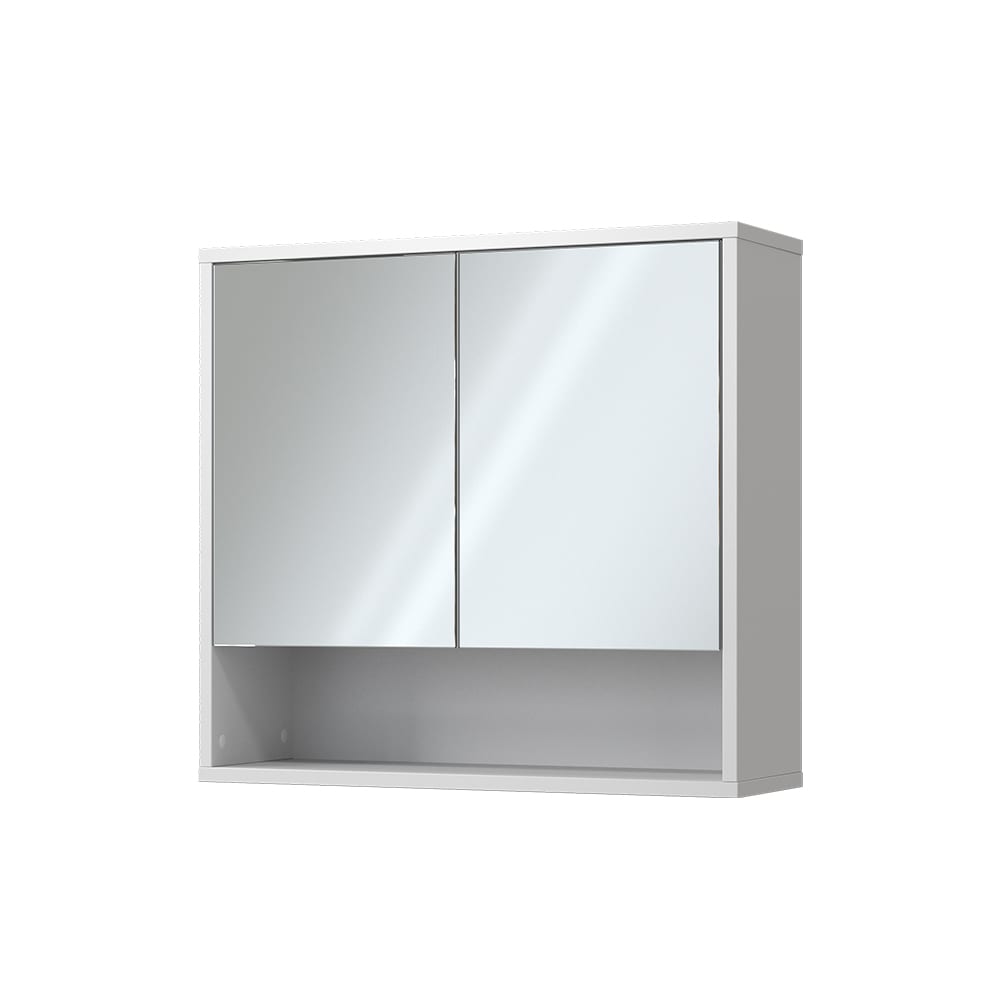 wohnli-moebel-suche-M26075998 Wohnli Möbelsuche - Badspiegelschrank mit 2 Türen Weiß 70x65cm