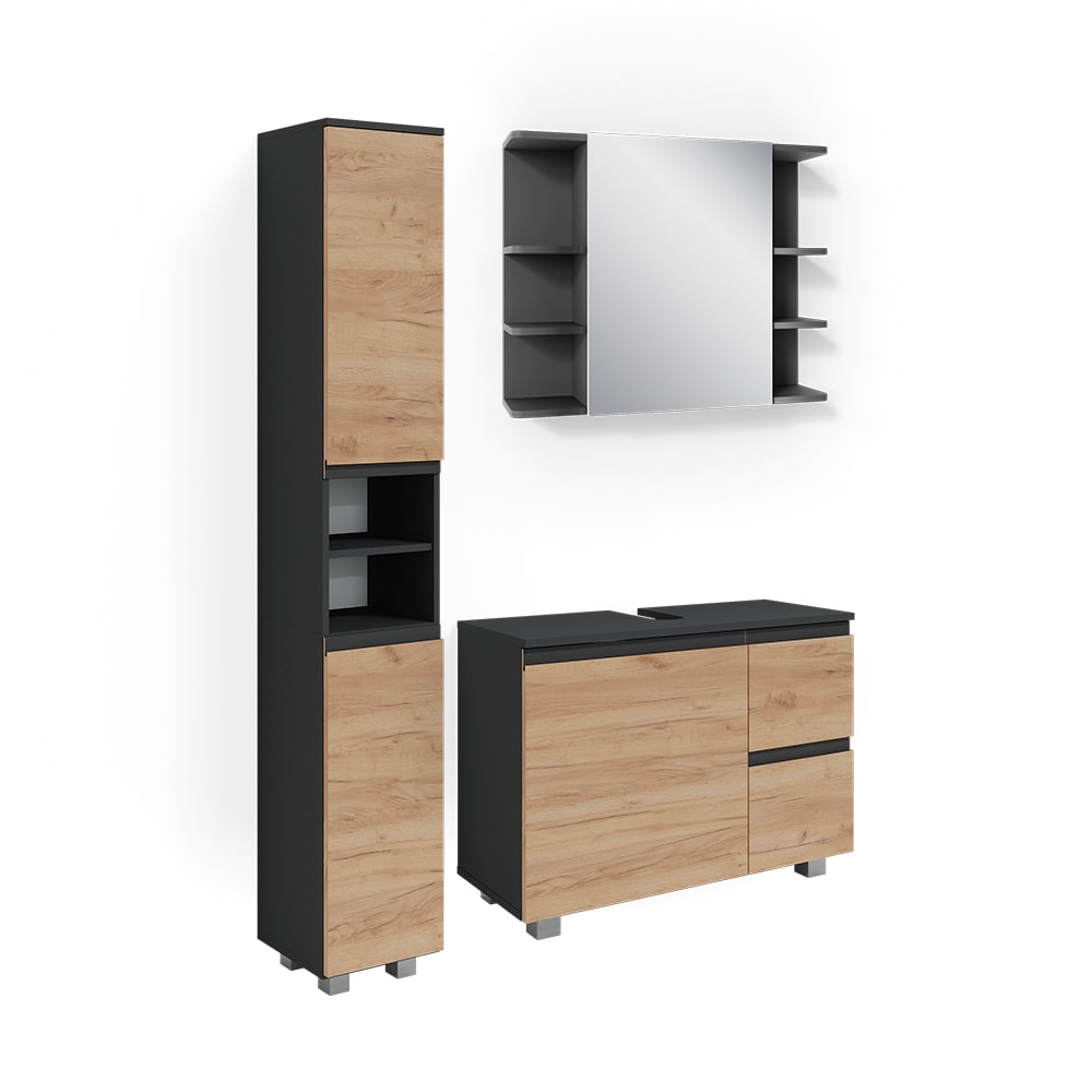 wohnli-moebel-suche-M26076014 Wohnli Möbelsuche - Badmöbel Set 3 Teile